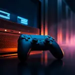 Manette de jeu et serveur s’éteignant, symbole de la fin de vie des jeux vidéo