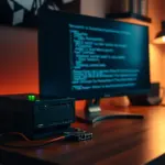 Home server hardware running a self-hosted Minecraft server