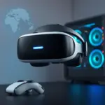 Valve Steam Frame standalone SteamOS VR headset with controllers