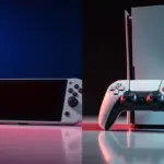 Nintendo Switch 2 and PlayStation 5 consoles side by side