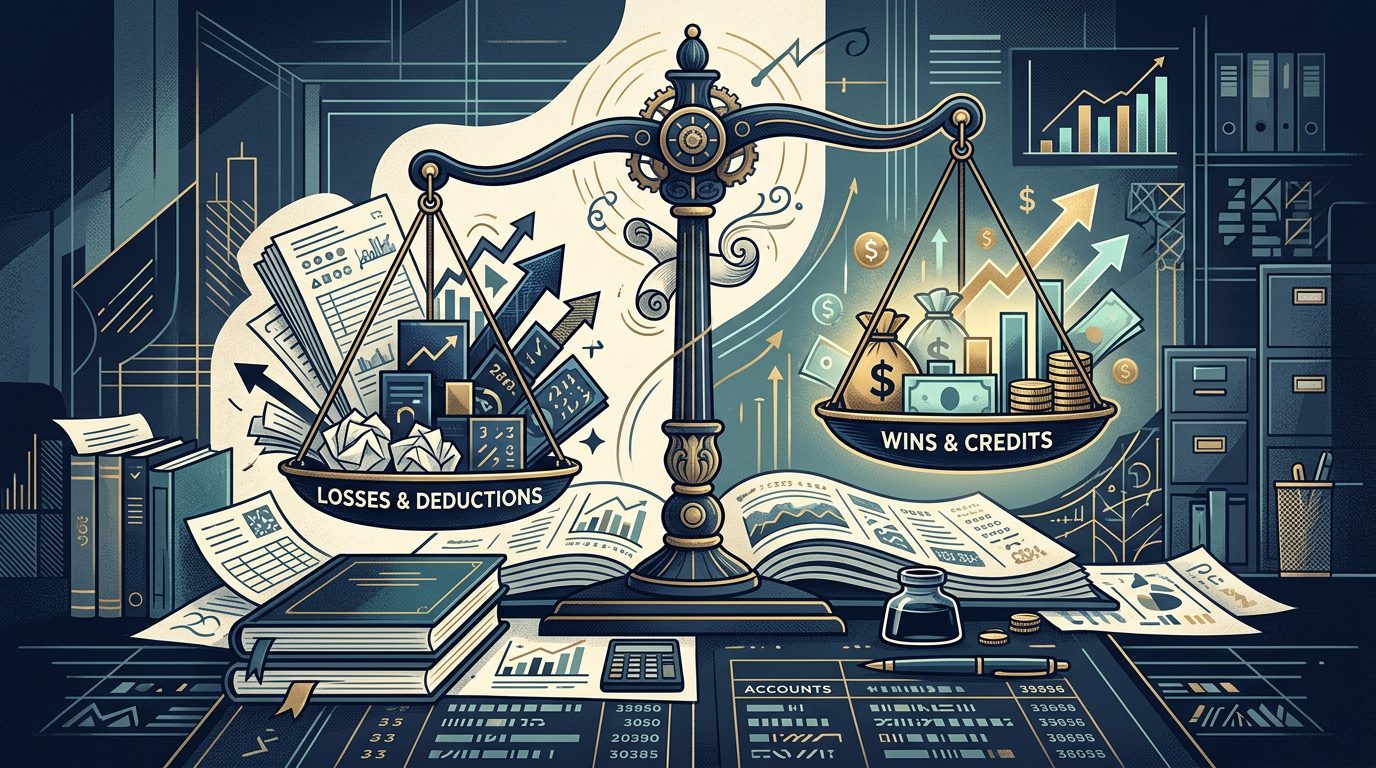 Itemized deduction of gambling losses balanced against winnings
