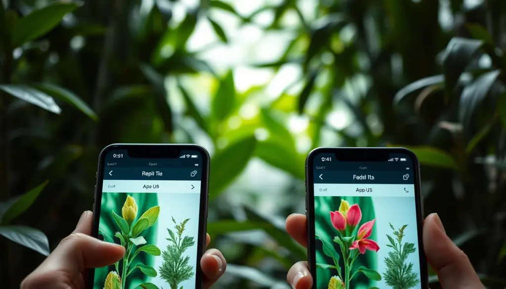 Botan vs PlantIn plant ID apps