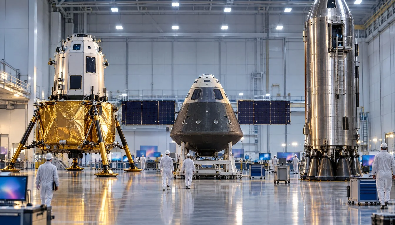 SpaceX Leads Blue Origin: $2.9B vs $3.4B [2026]