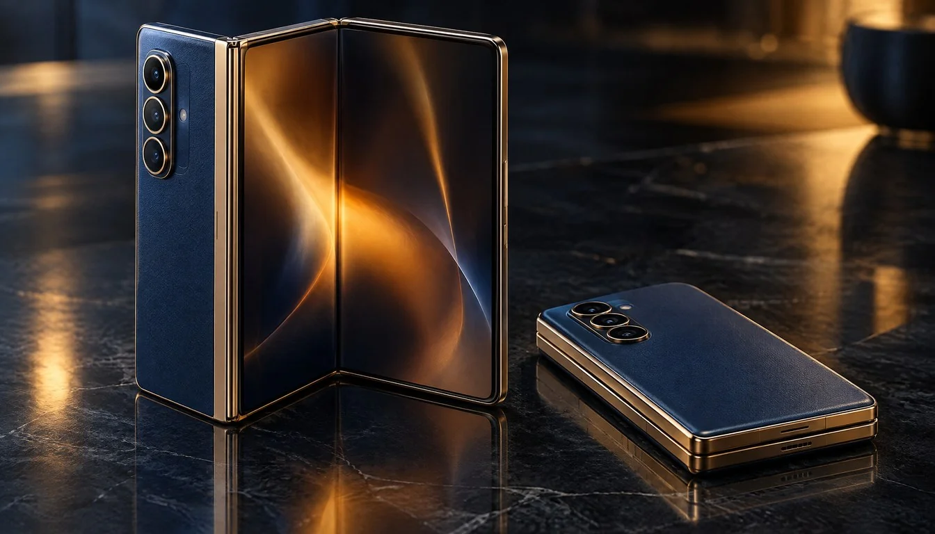 Samsung W27 Foldable: Gold-Blue Look, Oct. 29 [2026]