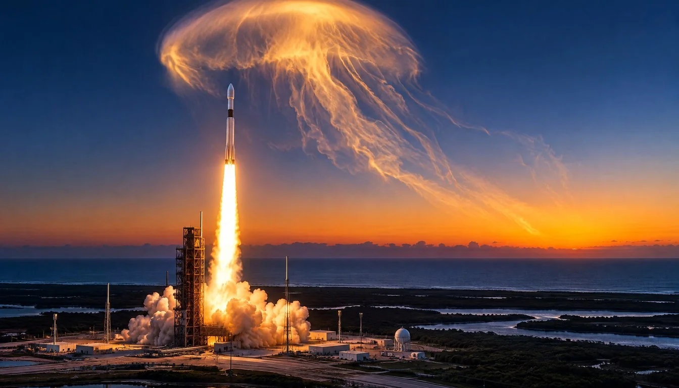 Cryptologic Alphabet Space Jellyfish: SpaceX Targets 6:30 AM Tuesday Launch